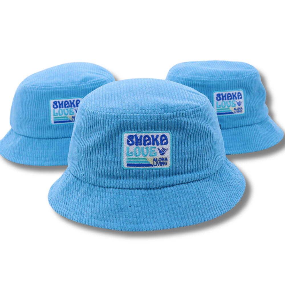 Corduroy Turquoise Bucket Hat