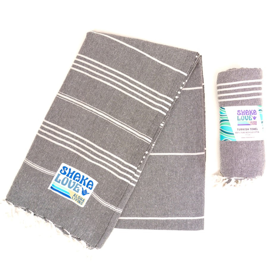 Charcoal Gray Classic  Turkish Towel