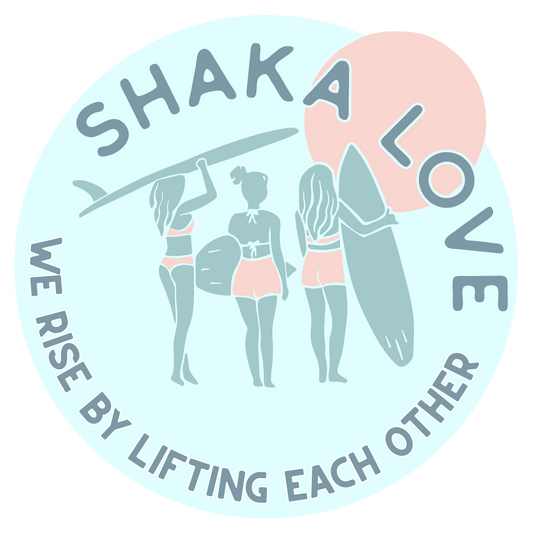 SHAKA Bumper Sticker WE RISE BY LIFTING EACH OTHER