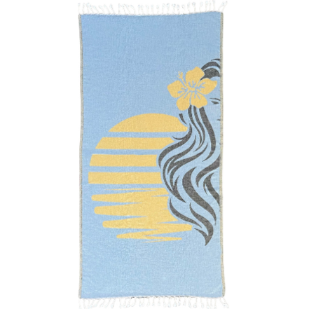 Wahine Sunset Turkish Towel