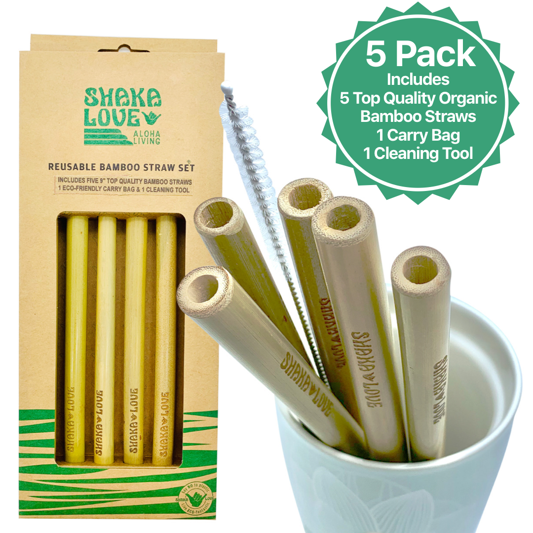 Bamboo Straw Set – Shaka Love