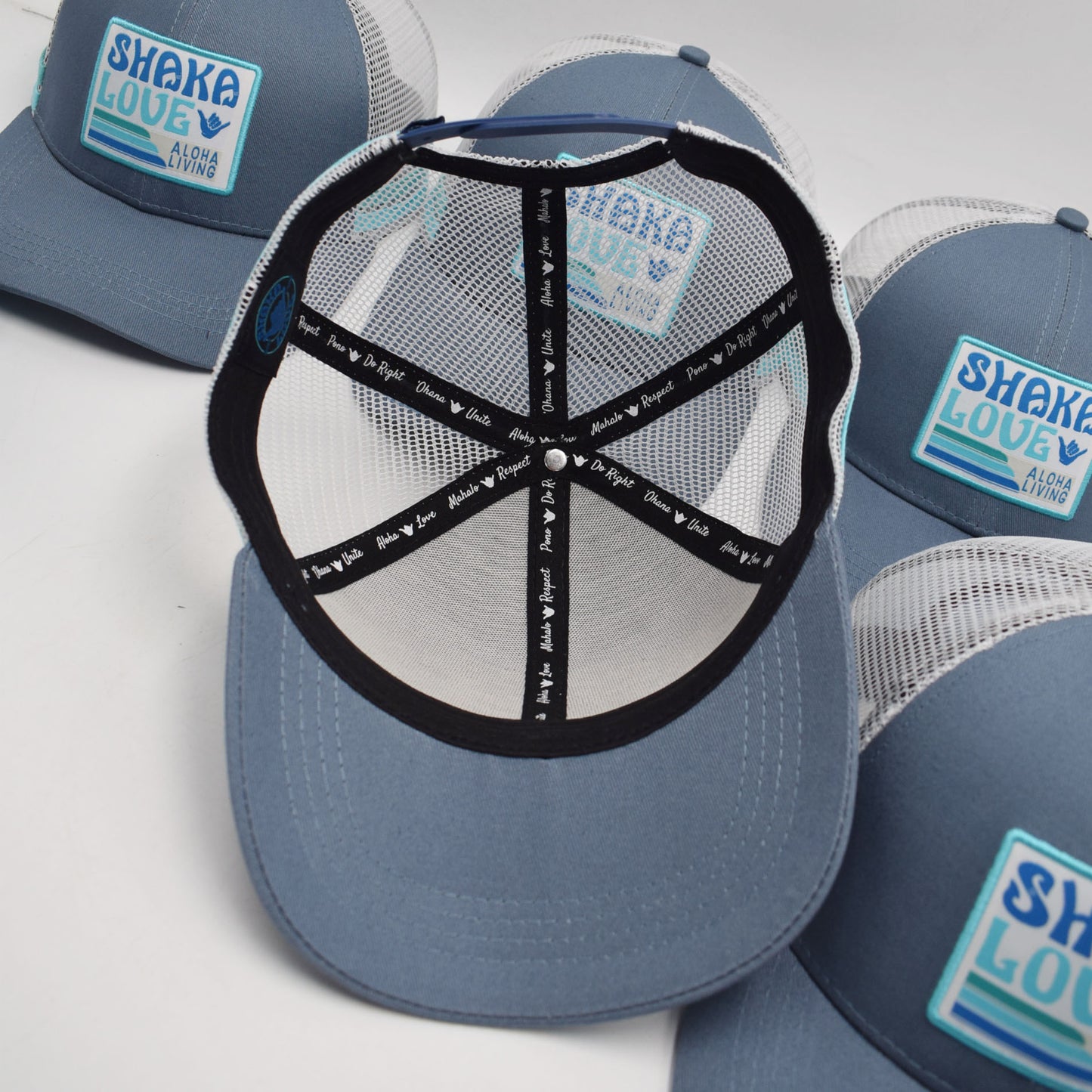 Eco Hat, Surf Blue with Patch