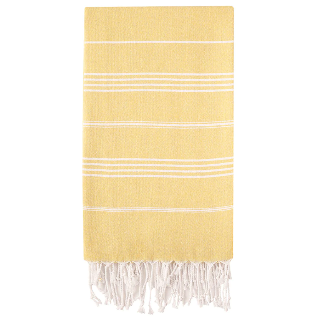 Sunkissed Yellow Classic Turkish Towel