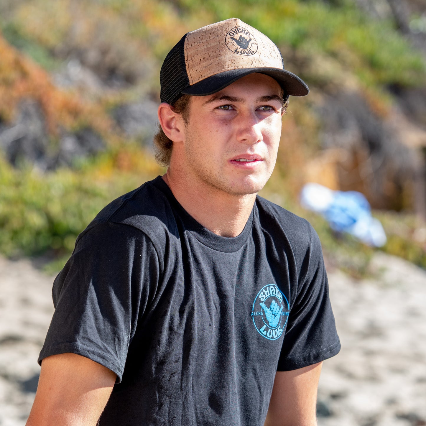 Cork Hat with Logo, Black