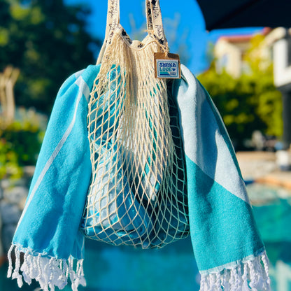 Bundle #4: Includes 2 OHA Turkish Towels & 1 Beach Bag