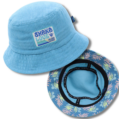 Corduroy Turquoise Bucket Hat