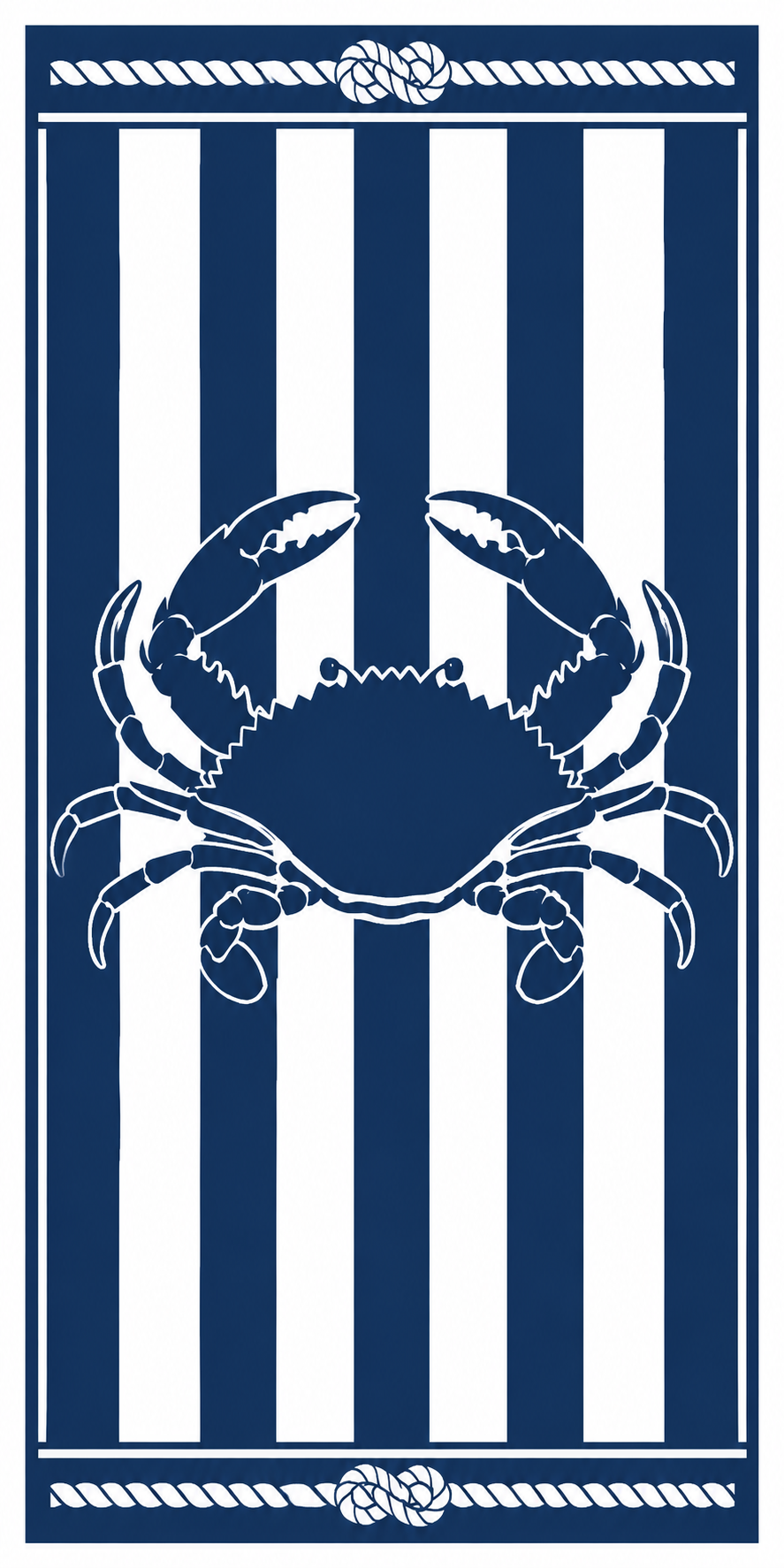 Blue Crab Turkish Towel