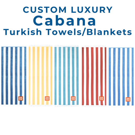 Custom Luxury Cabana Turkish Towels