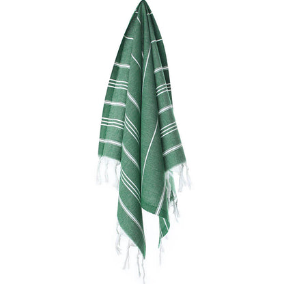 DARK GREEN Luxury Turkish Hand Towel- Set of 2