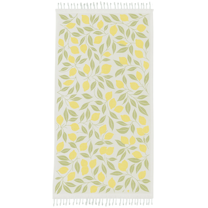 Custom Woven Patch on Luxury OHA Turkish Towels