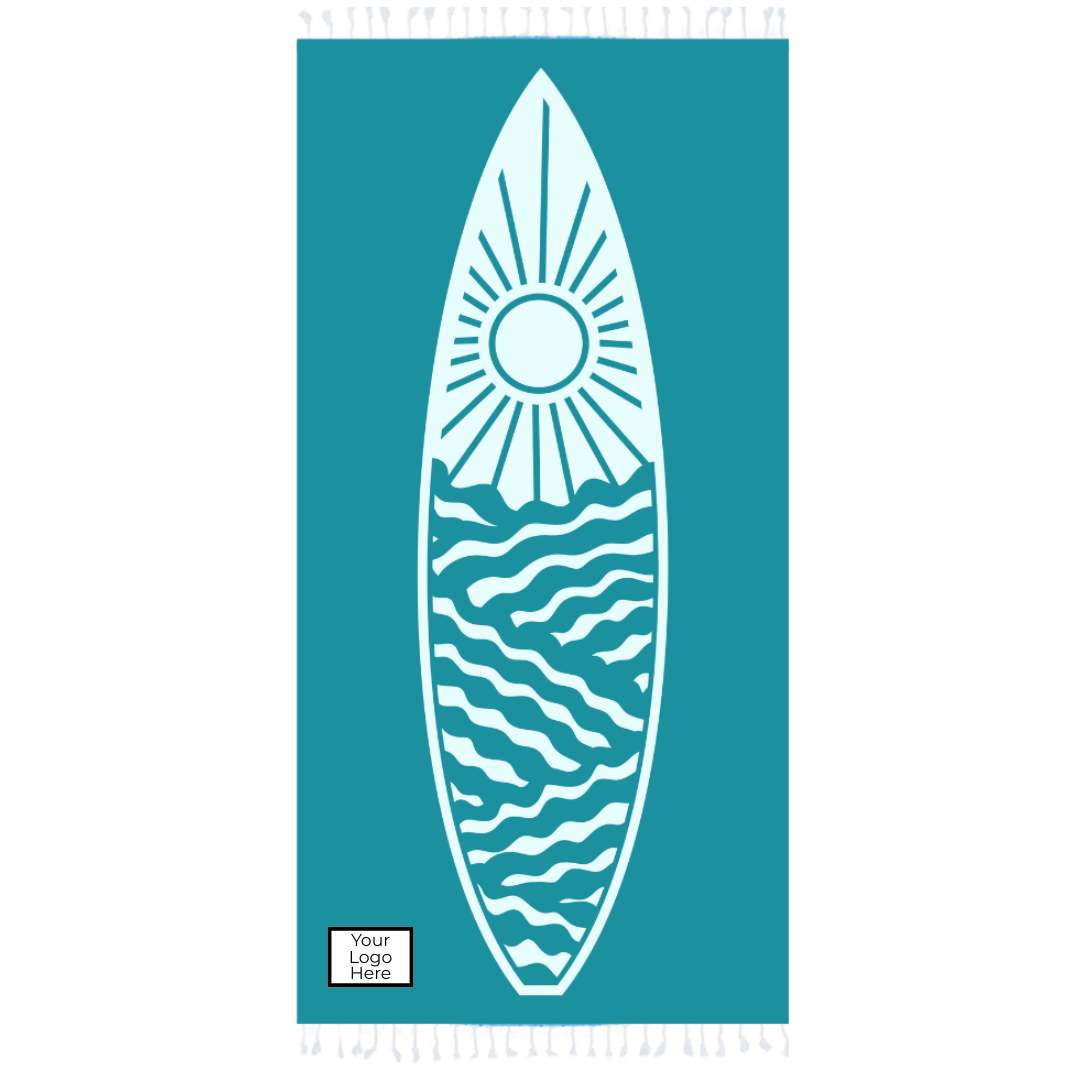 Custom Woven Patch on Luxury OHA Turkish Towels