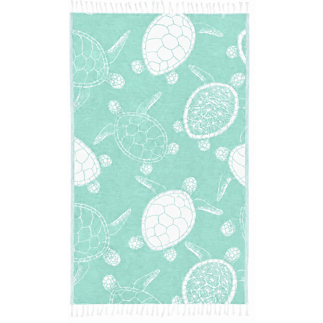 Custom Woven Patch on Luxury OHA Turkish Towels