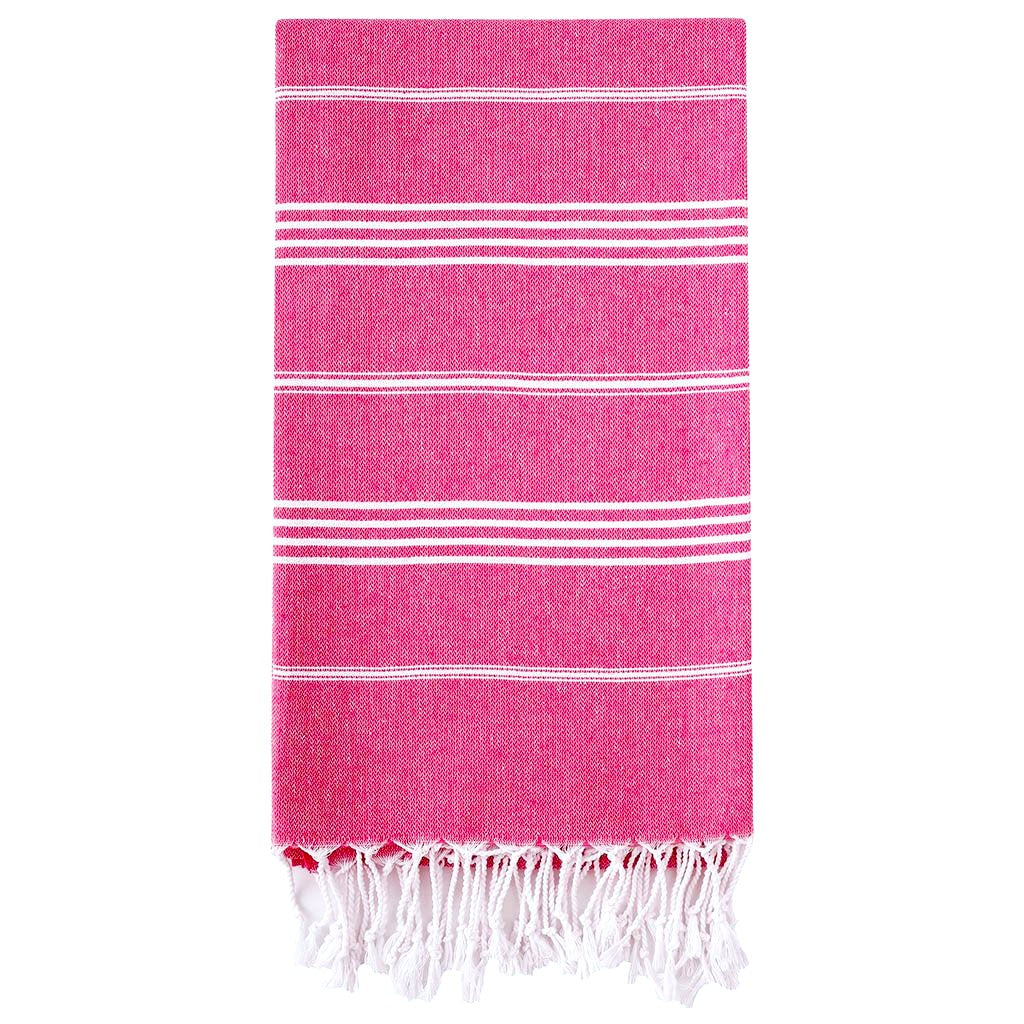 Plumeria Pink Classic Turkish Towel