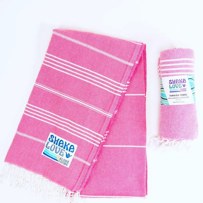 Plumeria Pink Classic Turkish Towel