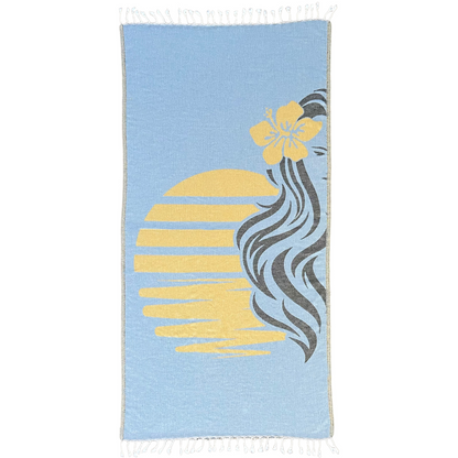 Custom Woven Patch on Luxury OHA Turkish Towels