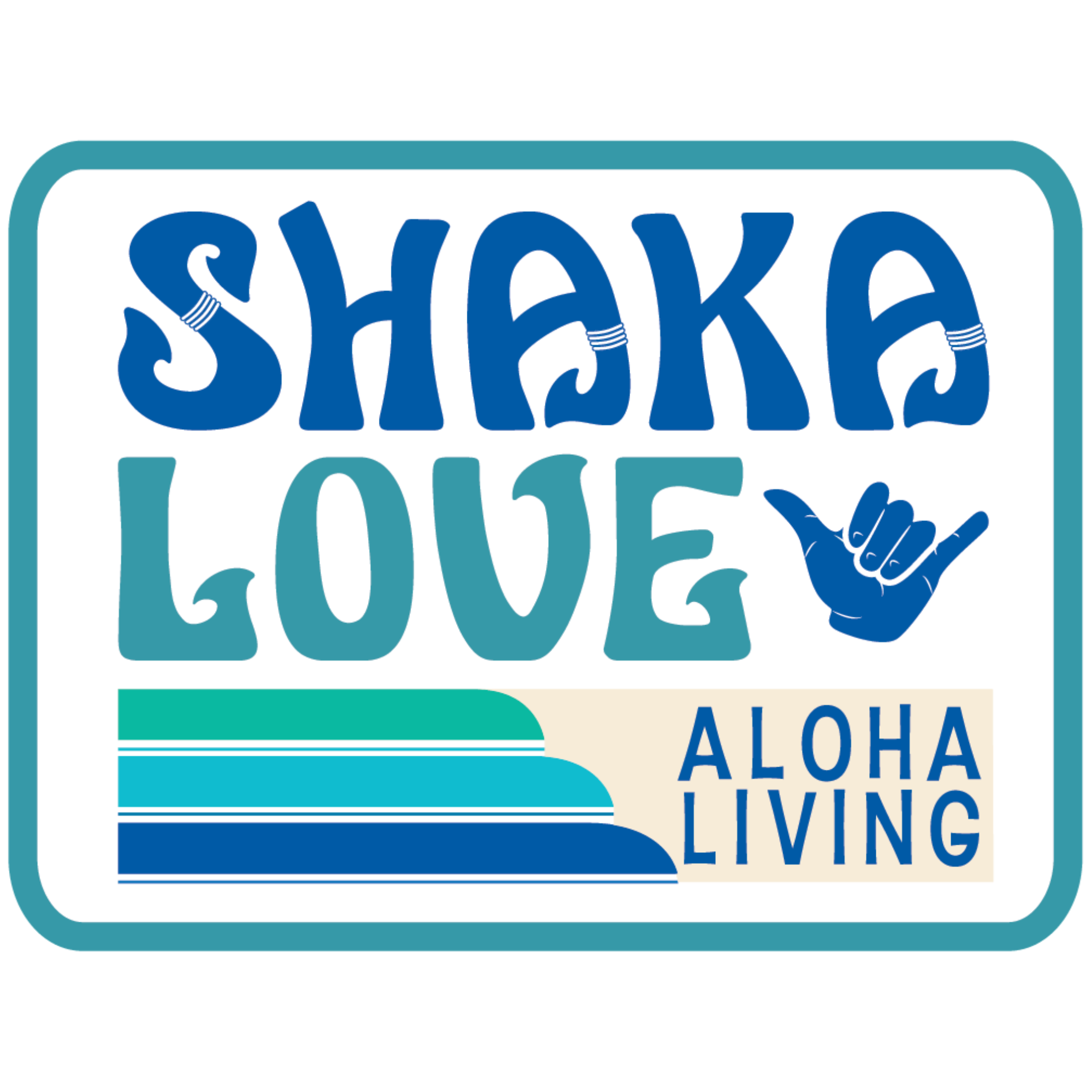 SHAKA Bumper Sticker PATCH – Shaka Love