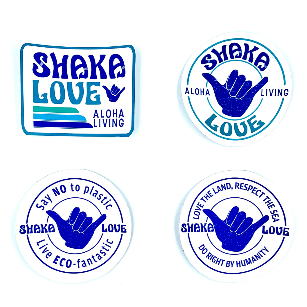 SHAKA Bumper Sticker Set – Shaka Love