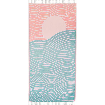 Seaside Vibe Turkish Towel