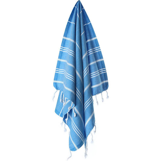 OCEAN BLUE Turkish Hand Towels - Set of 2