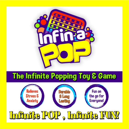 Infin-a-Pop Circle: The Infinite Popping Toy and Game Rainbow Circle Shape