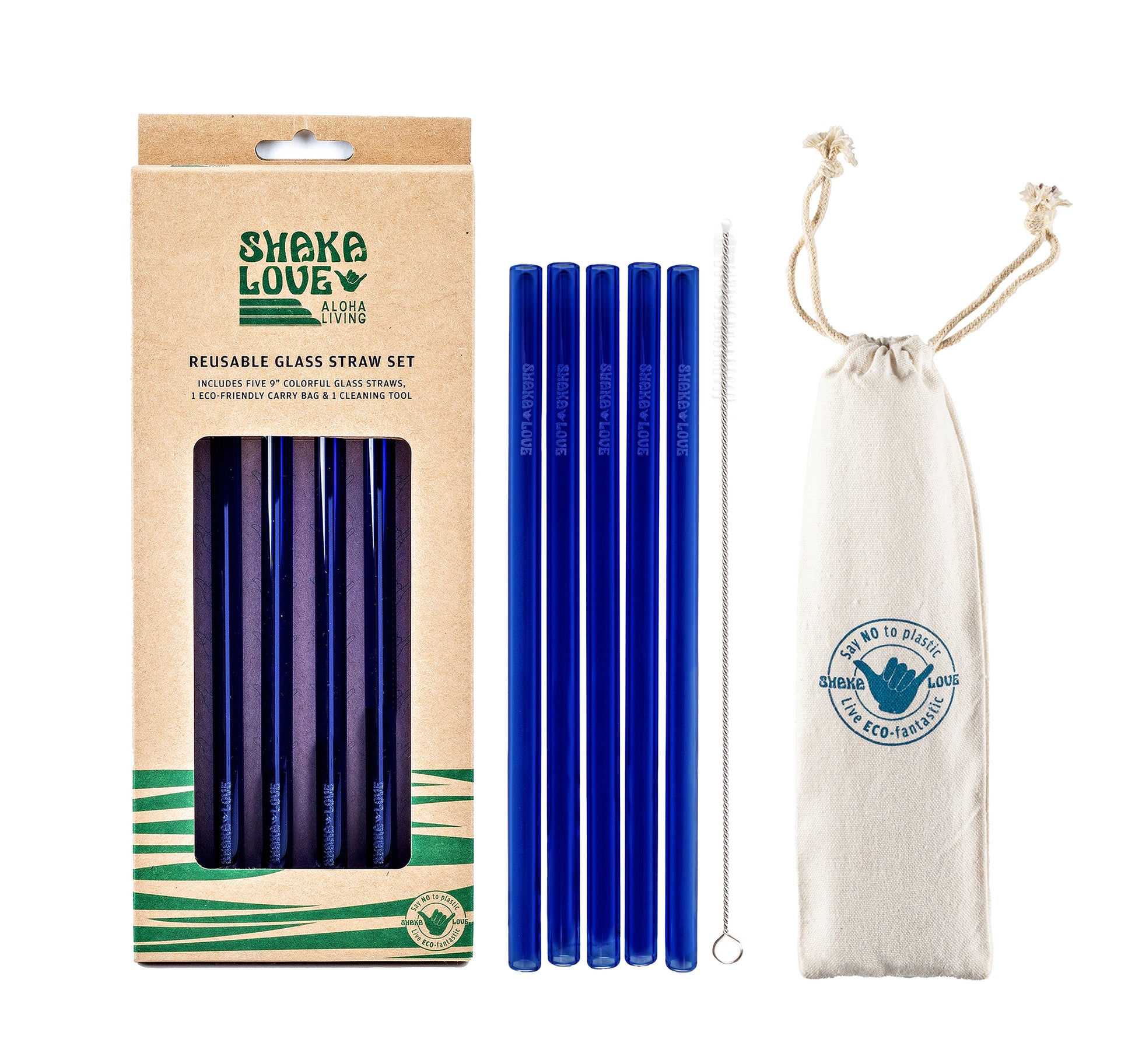 Cobalt Blue Glass straw set Best glass straws ever Glass straw set clear  sturdy strong glass straws unbreakable glass straws aloha glass straws straw  with purpose best glass straws perfect glass straws