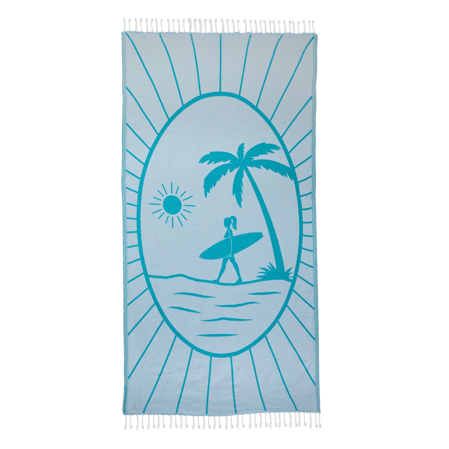 Surfer Girl Turkish Towel