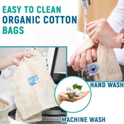 Organic Reusable Mesh Bags- 3 Size Options