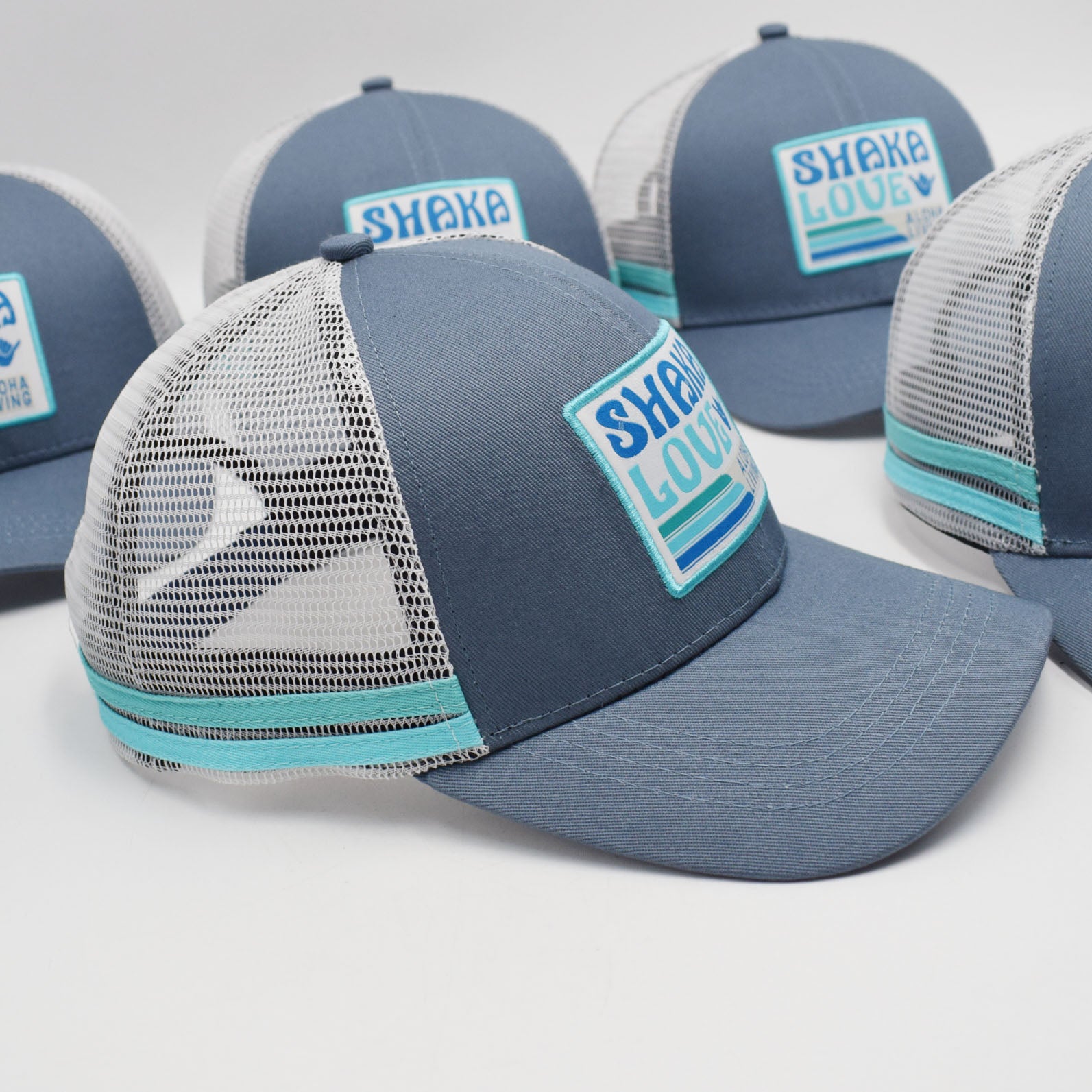 Eco Hat, Surf Blue with Patch