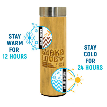 Bamboo Tumbler with Tea/Fruit Infuser - 17 ounces