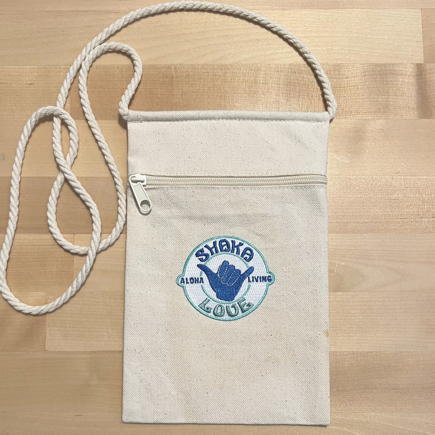 Natural Handbag Tote With Twisted Rope Strap