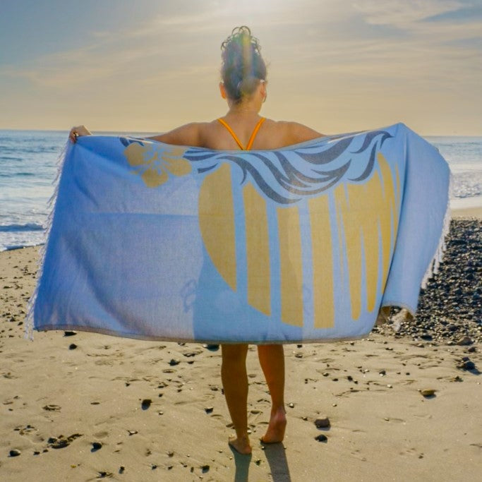 Wahine Sunset Turkish Towel